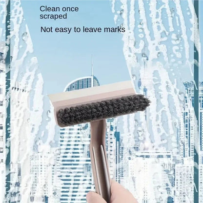 360° Rotating Crevice Cleaning Brush with Scraper – Multi-Purpose Hard Bristle Tile & Gap Cleaner for Bathroom & Kitchen