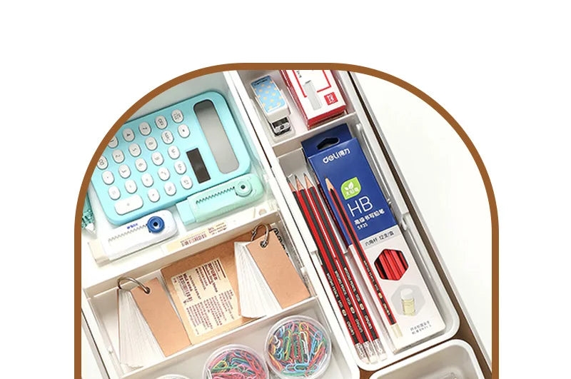 Extendable Drawer Organizer with Adjustable Dividers – Multi-Purpose Storage Box for Home, Office & Kitchen