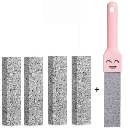 Pumice Stone Cleaning Stick – Toilet Seat Limescale Rust Stain Dirt Removal Brush for Bathroom Tile Sink Household Cleaning