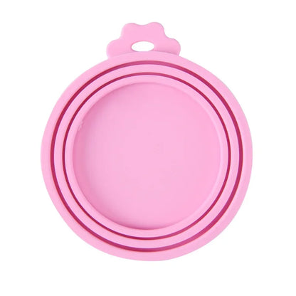 Silicone Pet Food Can Lid – Reusable Sealed Cover for Dog and Cat Food Storage