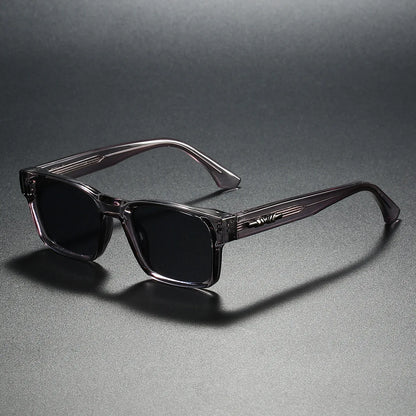 Square Polarized Sunglasses for Men and Women with Metal Core Frame, UV400 Protection, Unisex Fashion Eyewear for Travel, Driving, and Outdoor Activities