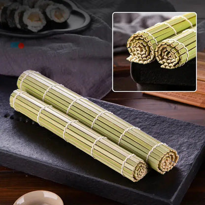 DIY Bamboo Sushi Maker Rolling Mat – Sushi Tools Rice Roller Hand Maker Kitchen Gadget