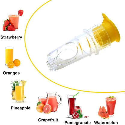 Manual Lemon Juicer, Portable Mini Citrus Squeezer Reamer for Lemon, Orange & Lime – Handheld Easy Juicer
