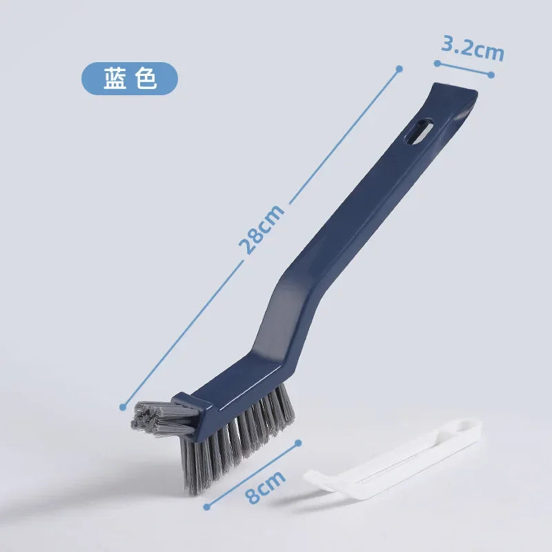 2-in-1 Corner & Gap Cleaning Brush – Multipurpose Bathroom and Floor Tile Scrubber