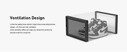 Clear Stackable Shoe Storage Boxes, Large Sneaker Organizer Containers, Shoe Rack Alternative