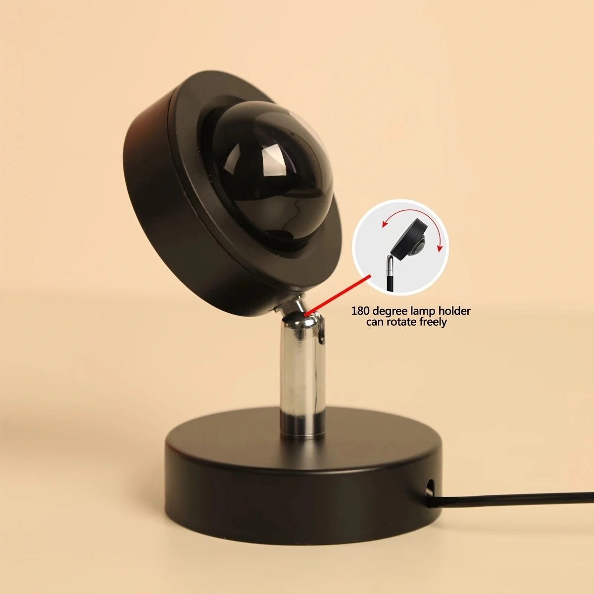 Heart-Shaped LED Projector Night Light USB Powered, Romantic Atmosphere Lamp for Bedroom, Party, Photography Background, Christmas and Valentine’s Day Decor