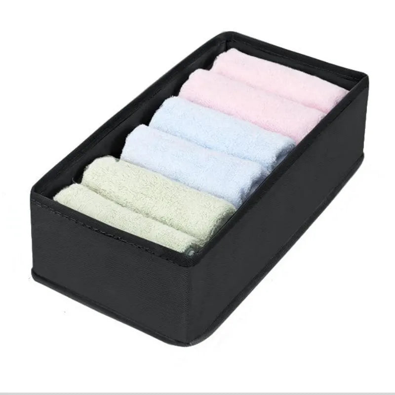 Underwear Drawer Organizer Box – Bra, Socks & Clothes Storage for Cabinet, Closet & Wardrobe