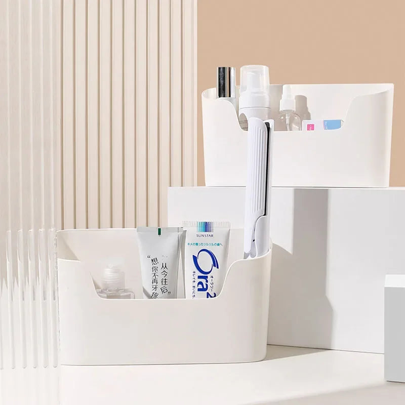 Wall-Mounted Adhesive Storage Rack – Multifunctional Cabinet Door & Under-Sink Organizer for Kitchen & Bathroom
