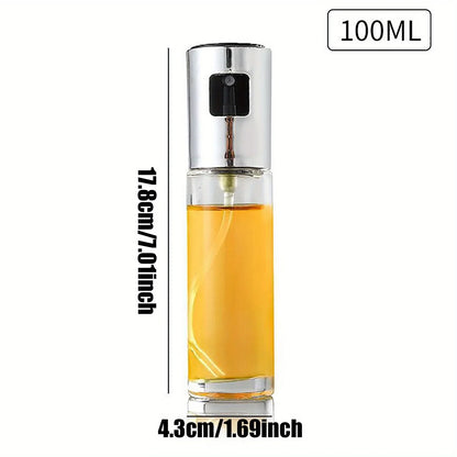 Glass Spray Bottle – Pressure Atomization Oil Control Spray Pot for Kitchen Cooking
