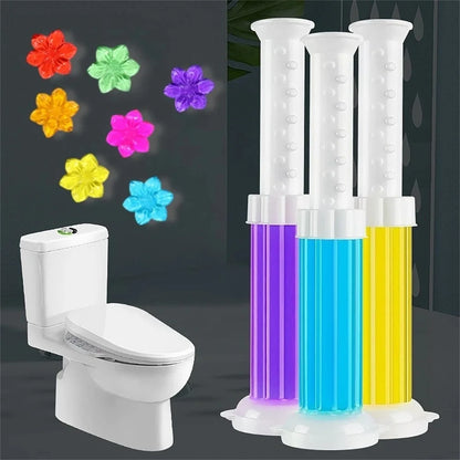 Multipack Flower Aroma Toilet Cleaning Gel – Toilet Deodorant Cleaner for Odor Removal, Household Cleaning Supplies