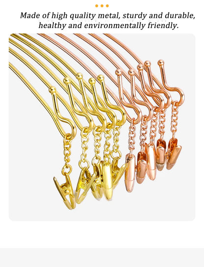 Metal Multi-Hook Underwear Hanger Set (5PCS) – Heavy-Duty Clips Rack for Socks, Bras & Small Clothes