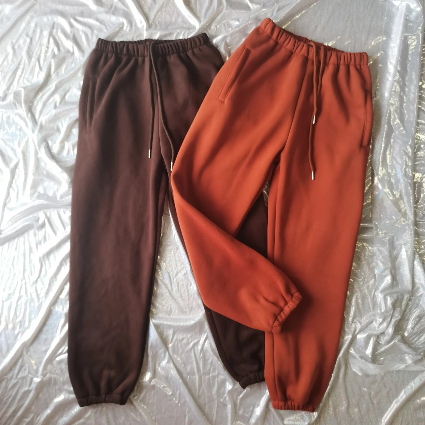 Women’s Fleece Hoodie and Jogger Pants 2-Piece Tracksuit Set, Warm Solid Color Sweat Suit for Fall and Winter Casual Sports Outfit