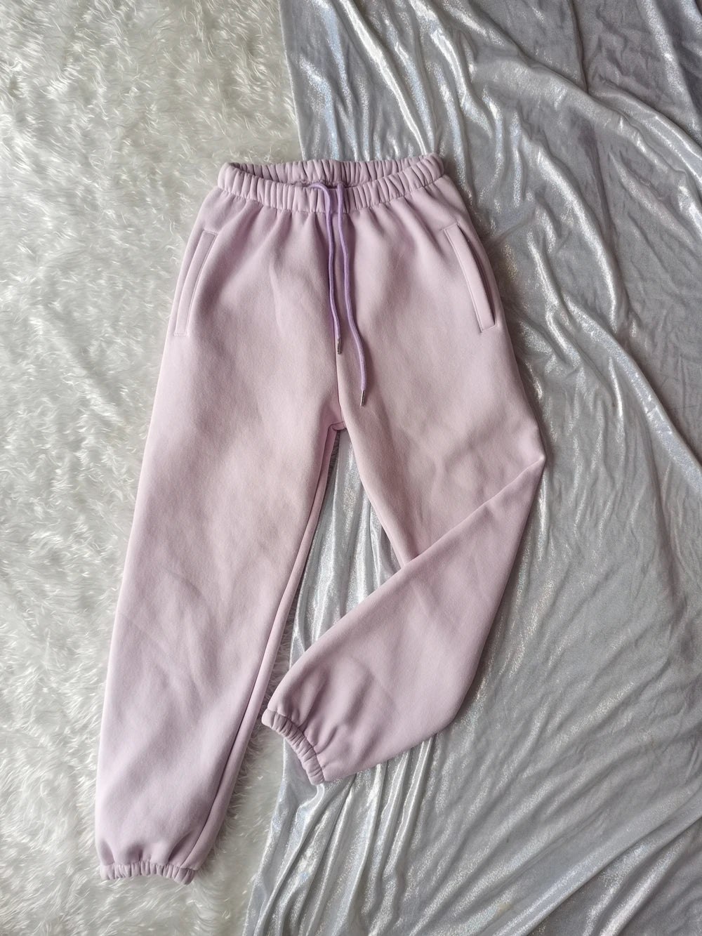 Women’s Fleece Hoodie and Jogger Pants 2-Piece Tracksuit Set, Warm Solid Color Sweat Suit for Fall and Winter Casual Sports Outfit