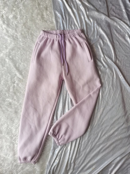 Women’s Fleece Hoodie and Jogger Pants 2-Piece Tracksuit Set, Warm Solid Color Sweat Suit for Fall and Winter Casual Sports Outfit