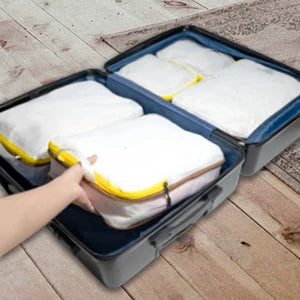 2/6/9 Set Compression Packing Cubes Waterproof Travel Organizer Bags Space-Saving Luggage Storage for Suitcase Travel Essentials