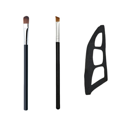 Eye Makeup Assistant - 2 Special Eyeshadow Brushes, Eyeshadow Tools, Quick Makeup Templates, Eyeshadow Molds, Suitable for Female Beginners, Help You Achieve Professional Effects with Minimal Effort, Make Up Anytime and Anywh