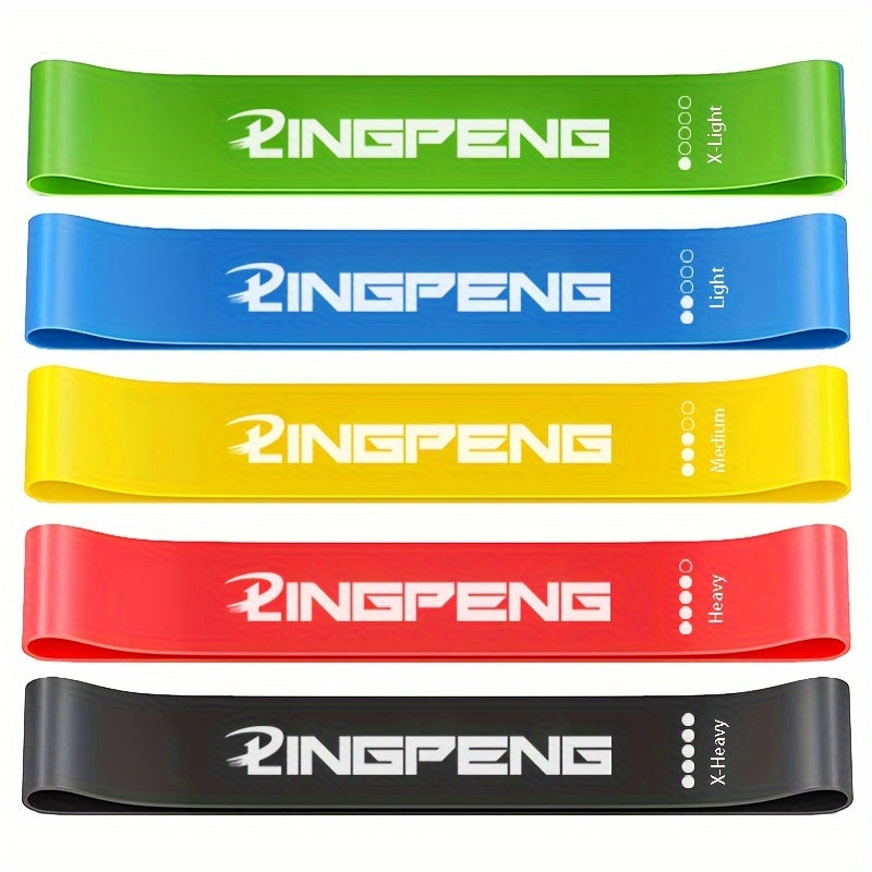 5/1Piece Resistance Band Set - Get Fit with Different Levels of Exercise for Men & Women Gym Resistance Bands Yoga Rubber Bands Elastic Workout Equipment Rubber Elastic Bands for Strength Training Fitness Equipment