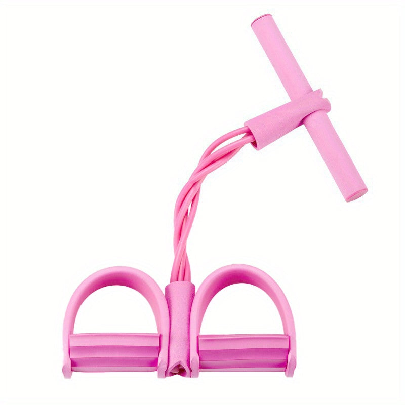 Natural Latex Yoga Pedal Puller - Resistance Band for Home Gym Arm and Waist Slimming Training