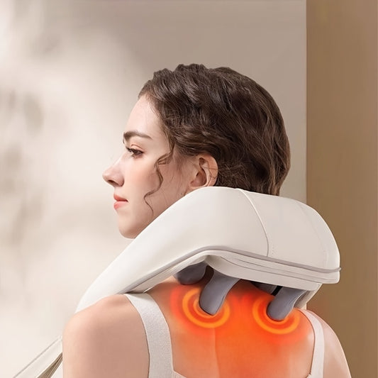 1pc Home Cervical Massager for Neck, Shoulders, Waist, Back, And Trapezius Muscle, Universal Massage Device for The Whole Body