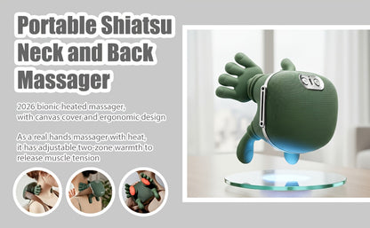 4D Neck Massager for Deep Kneading, Multifunctional Portable Electric Massage Pillow for Neck, Shoulders, And Back; a Portable Device for Deep, Perfect As a Birthday Or Christmas Gift for Your Girlfriend, Boyfriend, Or Parent