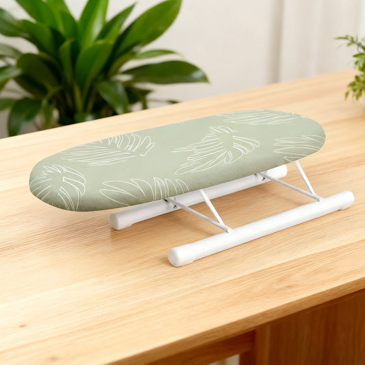 1pc Portable Tabletop Ironing Board with Folding & Heavy-Duty Iron Rest - Small Space-Saving Iron Board Suitable for, Travel, Apartments - Compact Ironing Station with Non-Slip Feet & Cover