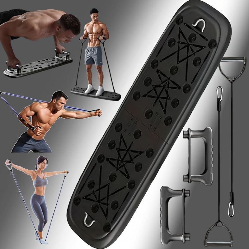 3/5pcs Heavy-Duty Push-Up Board - Adjustable Push-Up Stands, Multi-Angle Push-Up Frame, Suitable for Chest, Shoulders, Back, And Core Muscle Workouts - Home Fitness Equipment, Compatible with Pull-Ups, Chin-Ups