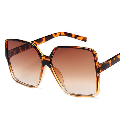 Women's Oversized Shield Fashion Glasses with Gradient Dark to Light Lenses, Lightweight Plastic Frame for & Fashion Accessories, Stylish Protection Eyewear, Trendy Women