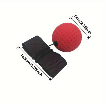 1pc Shun Fei Boxing Reaction Speed Ball - Head-Mounted Punch Training Device with Reactive Ball for Hand-Eye Coordination, Strength Training for Boxing, Suitable for Beginners,, Gym & Outdoor Use