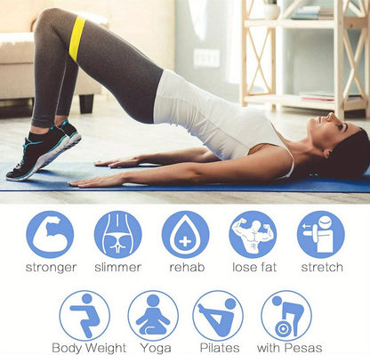 5/1Piece Resistance Band Set - Get Fit with Different Levels of Exercise for Men & Women Gym Resistance Bands Yoga Rubber Bands Elastic Workout Equipment Rubber Elastic Bands for Strength Training Fitness Equipment