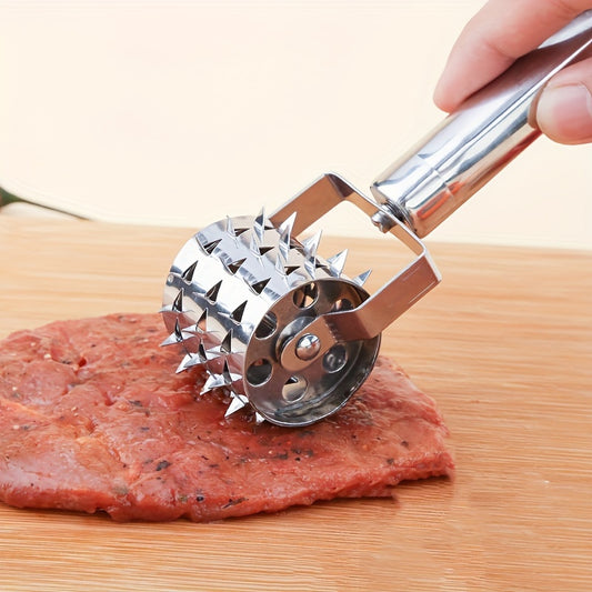 Stainless Steel Meat Tenderizer Needle, Multi-Functional Meat Tenderizing and Tendon Cutting Tool