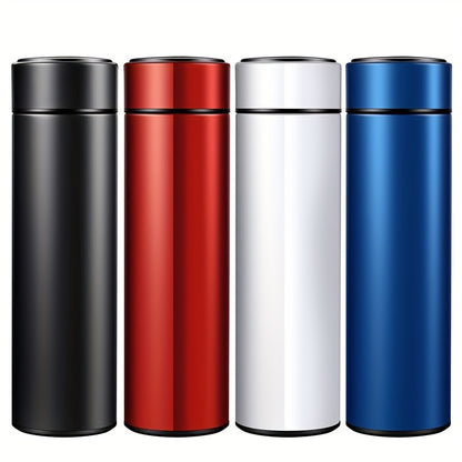 A Smart Temperature Display 304 Stainless Steel Thermos, Sports Cup with LED Touch Screen, Portable for Outdoor Leisure, Straight Water , Thermal Cup with Long-Lasting Insulation And Vacuum Heat Retention