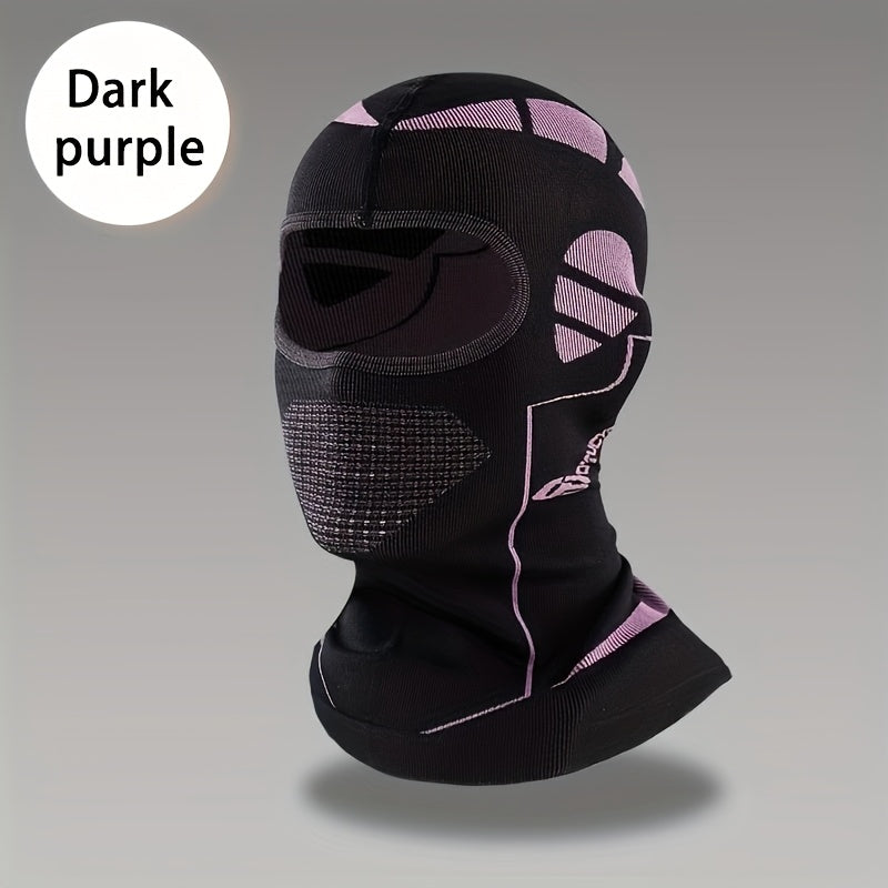 Windproof Thermal Ski & Motorcycle  Mask - Full Face & Head Cover for Men & Women, Cold Weather Riding Gear, Winter Sports with Adjustable Fit, Windproof Fabric (No Power Required) - Skiing, Snowboarding, Motorc