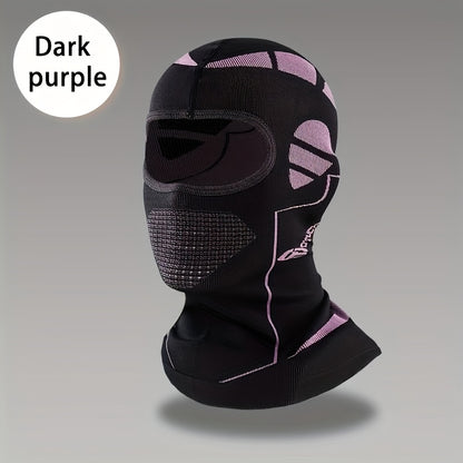 Windproof Thermal Ski & Motorcycle  Mask - Full Face & Head Cover for Men & Women, Cold Weather Riding Gear, Winter Sports with Adjustable Fit, Windproof Fabric (No Power Required) - Skiing, Snowboarding, Motorc