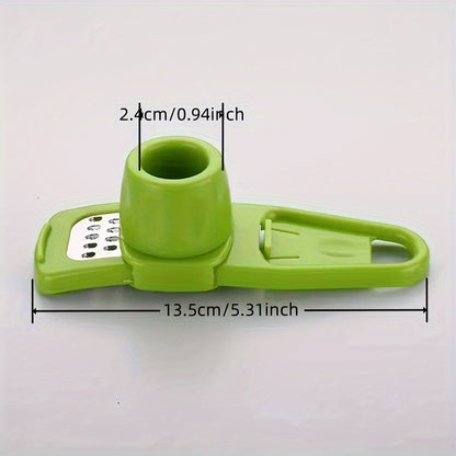 1pc Mini Garlic Grinder Creative Garlic Press Kitchen Garlic Mash Manual Garlic Mashing Green Kitchen Gadgets Outdoor picnic and barbecue tools