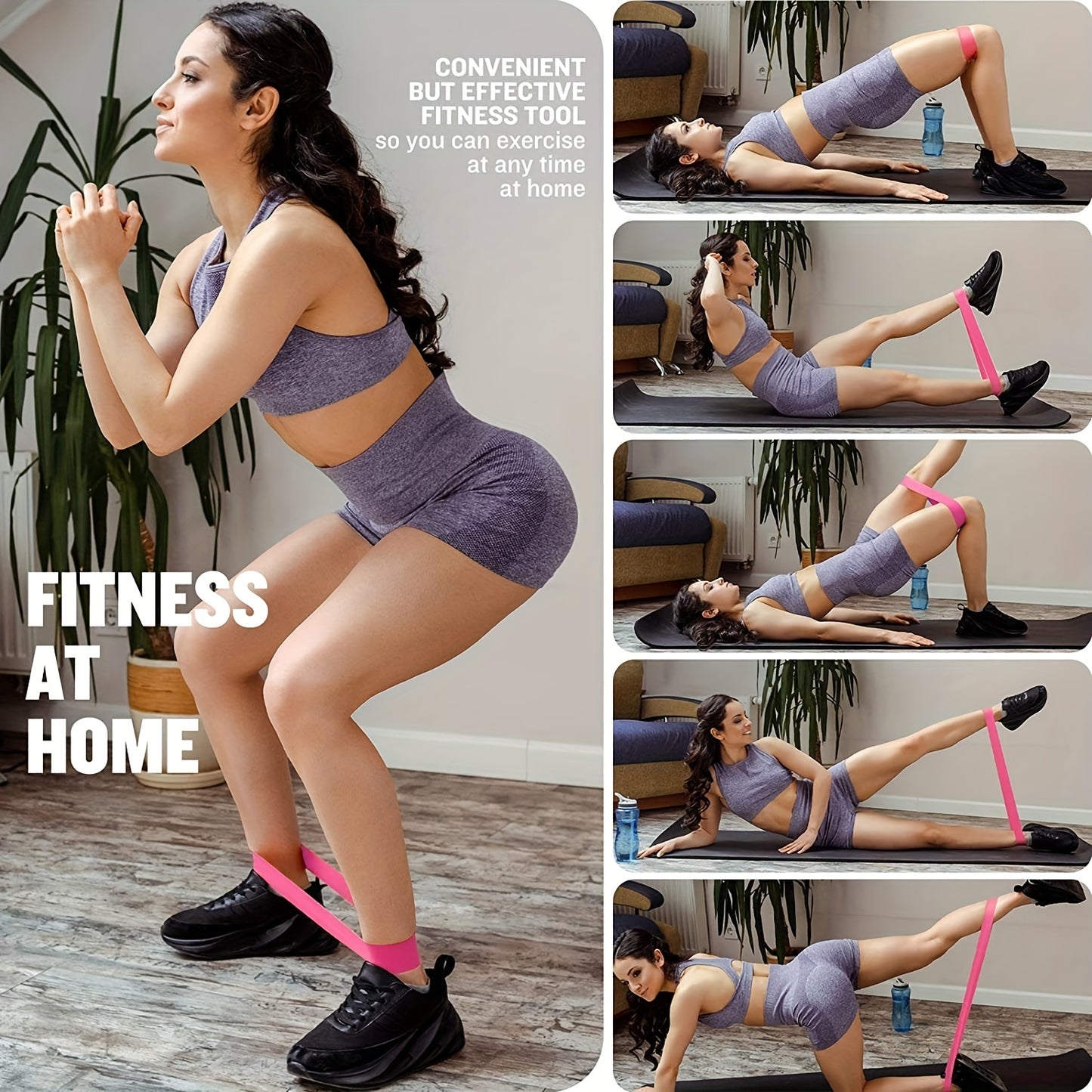 5/1Piece Resistance Band Set - Get Fit with Different Levels of Exercise for Men & Women Gym Resistance Bands Yoga Rubber Bands Elastic Workout Equipment Rubber Elastic Bands for Strength Training Fitness Equipment