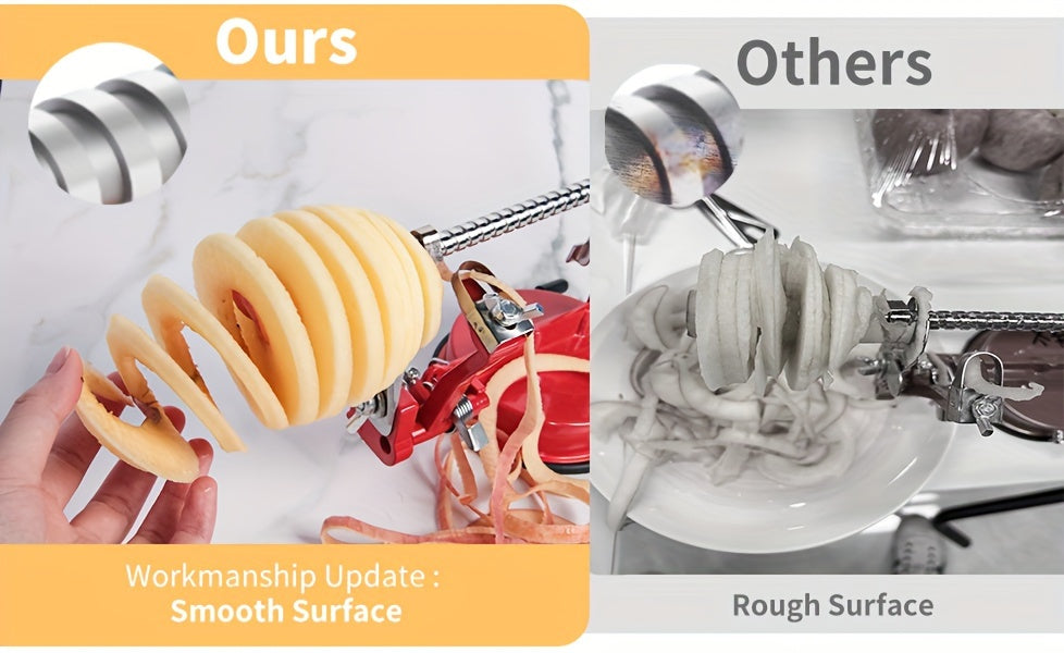 Apple Peeler Corer 3 In 1 Apple Peeler Slicer Corer With Powerful Suction Base And Stainless Steel Blades