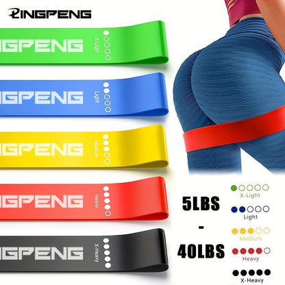 5/1Piece Resistance Band Set - Get Fit with Different Levels of Exercise for Men & Women Gym Resistance Bands Yoga Rubber Bands Elastic Workout Equipment Rubber Elastic Bands for Strength Training Fitness Equipment