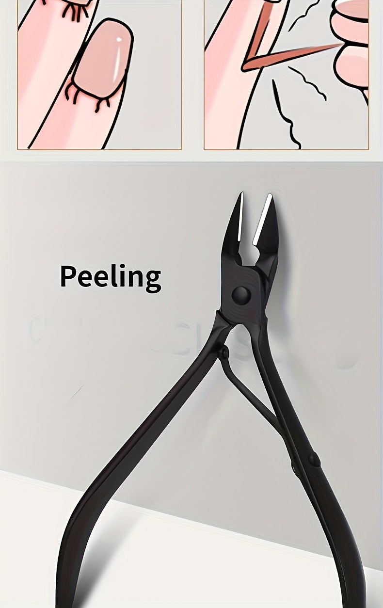 8/15/24 classic black series nail care sets, travel manicure pedicure sets, including nail clippers, cuticle trimmers, tweezers-sharp blades, precise trimming, and essential beauty tools for finger and toenail care-family hyd