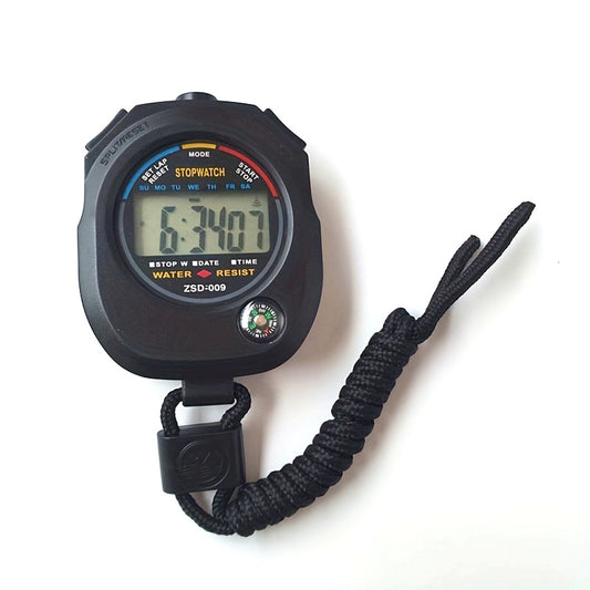 Multi-Function Electronic Digital Sport Stopwatch Timer, Large Display with Date Time and Alarm Function,Suitable for Sports Coaches Fitness Coaches and Referees