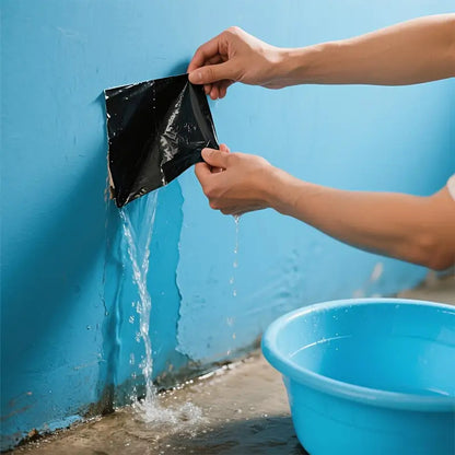 400% More Leak-Proof Tape - Maximum Waterproof, Super Rubber, Suitable for Indoor and Outdoor Use, Perfect for Homes, RVs, Roofs, Pipes, Pools - Black/White Options, Waterproof Tape for Sealing and Leak Repair - Self-Adhesive