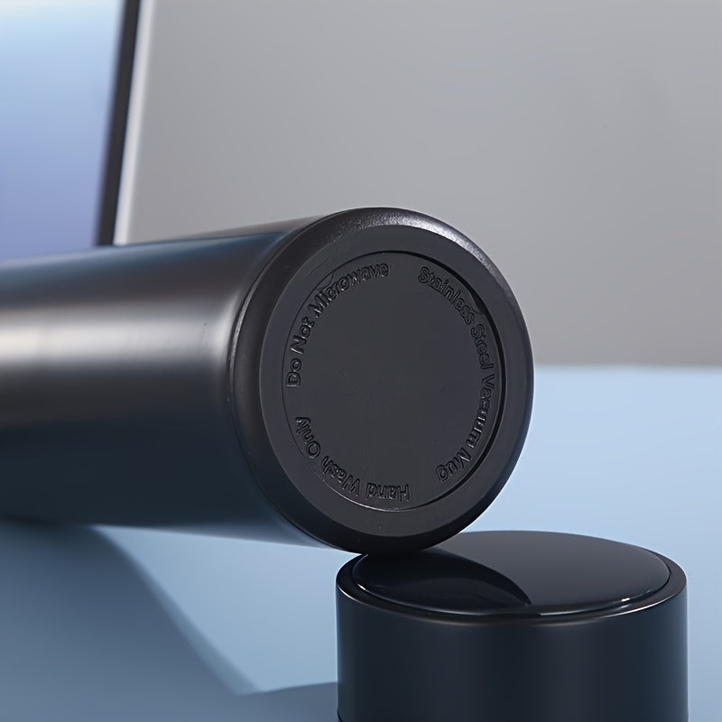 A Smart Temperature Display 304 Stainless Steel Thermos, Sports Cup with LED Touch Screen, Portable for Outdoor Leisure, Straight Water , Thermal Cup with Long-Lasting Insulation And Vacuum Heat Retention