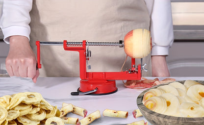 Apple Peeler Corer 3 In 1 Apple Peeler Slicer Corer With Powerful Suction Base And Stainless Steel Blades