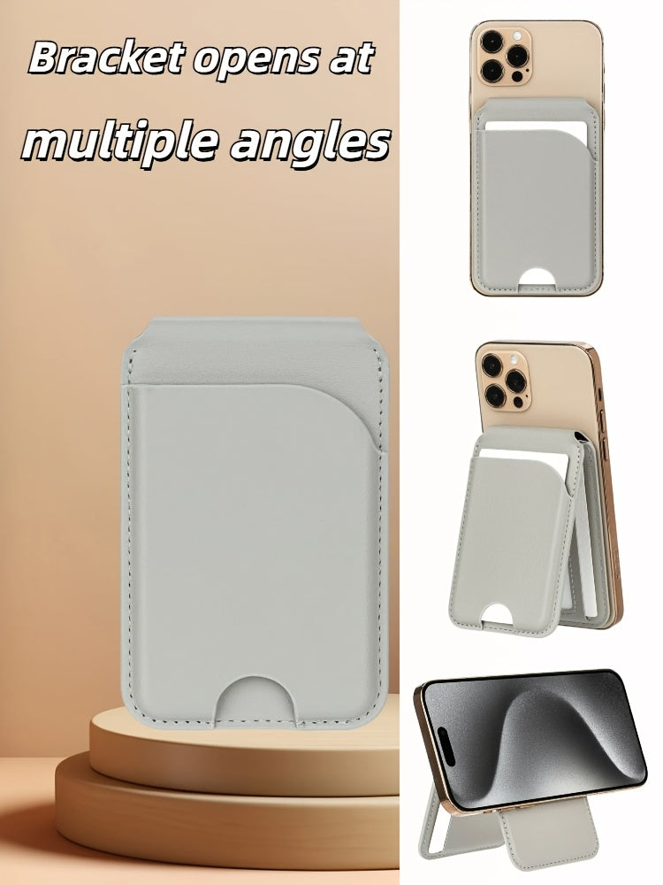 Compatible with Magnetic Card Holders And for iphones, This Is The Strongest Magnetic Wallet for The Entire for iphone 16/15/14/13/12 Series, Featuring an Adjustable Stand. The Card Holder Can Hold 5-6 Cards And Is Suitable f