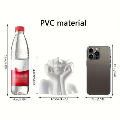 1 Awaoko Makeup Brush Organizer - Elegant Facial Storage Box with Brush Slots, No Assembly Required, Suitable for Home, Salon, Office - Compatible with Makeup Brushes, Eyebrow Pencils, Lipsticks - Modern Nail Table Decor, Art